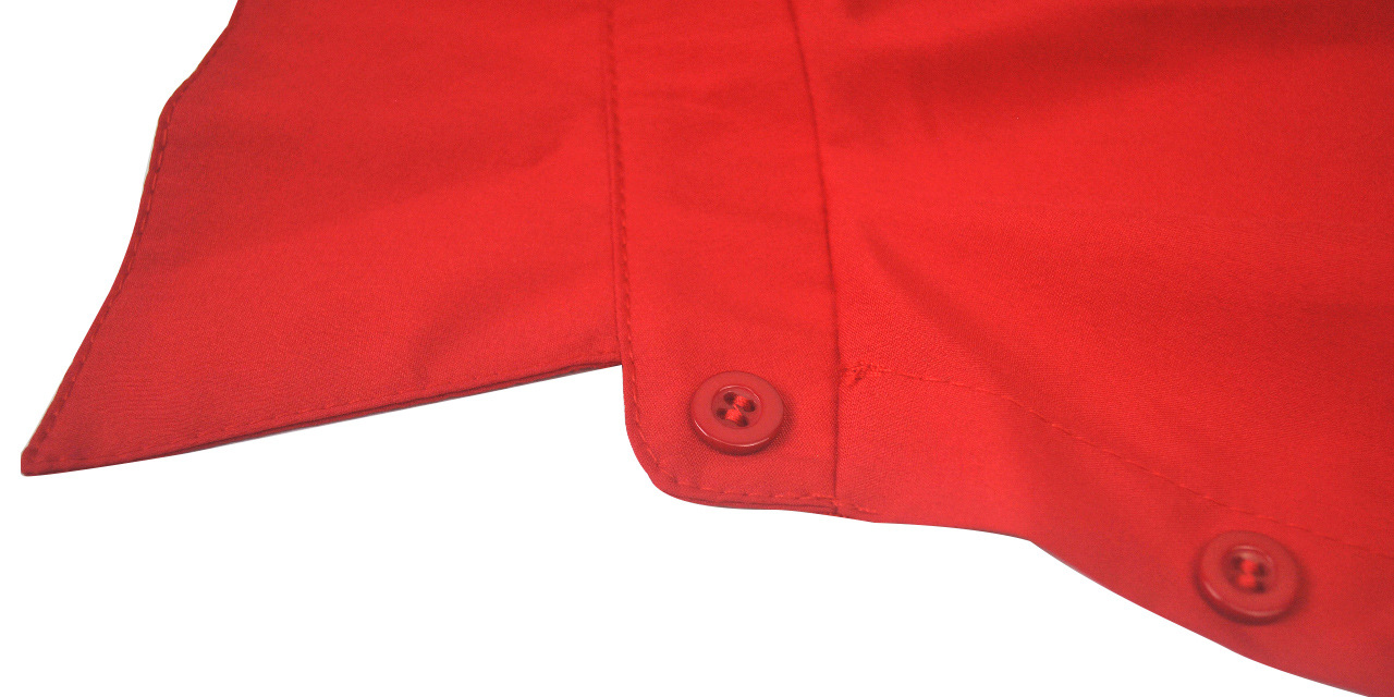 Asymmetrical Lantern Sleeve Loose Single Button Shirt Dress