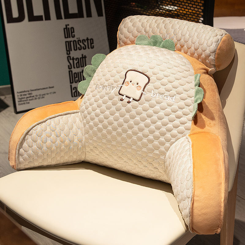 Estera de verano Cojín de cabecera Bolsa suave Almohada de respaldo grande Sofá de dormitorio Cama de lectura Almohada de cintura Almohada