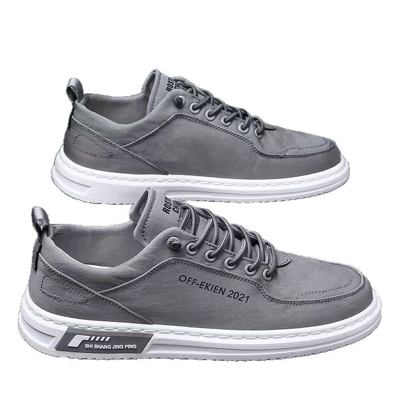 Zapatillas de Lona Casuales de Seda de Hielo 2025, Versátiles, con Suela Suave, para Hombre, Simples, Modernas, Transpirables y Cómodas