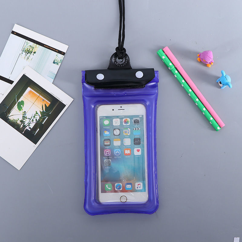 Bolsa de teléfono móvil pantalla táctil para llevar jinete bolsa de polvo caso de teléfono móvil inflable flotante cubierta de cadena de suministro comercio fábrica al por mayor