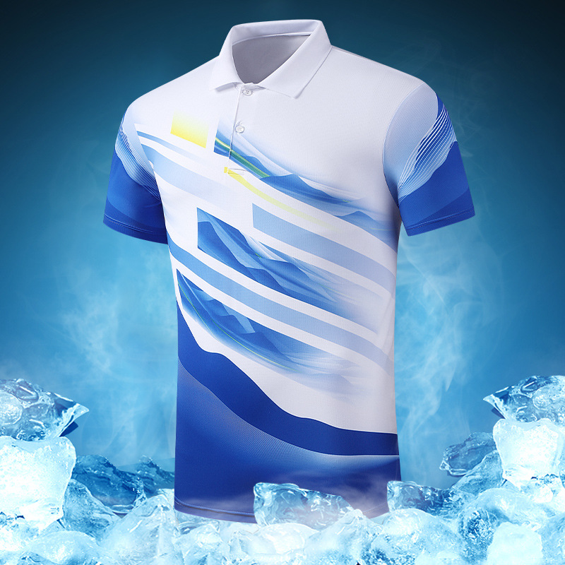 Summer men's and women's lapel short-sleeved sports T-shirt parent-child polo shirt square dance volunteer group clothes top wholesale