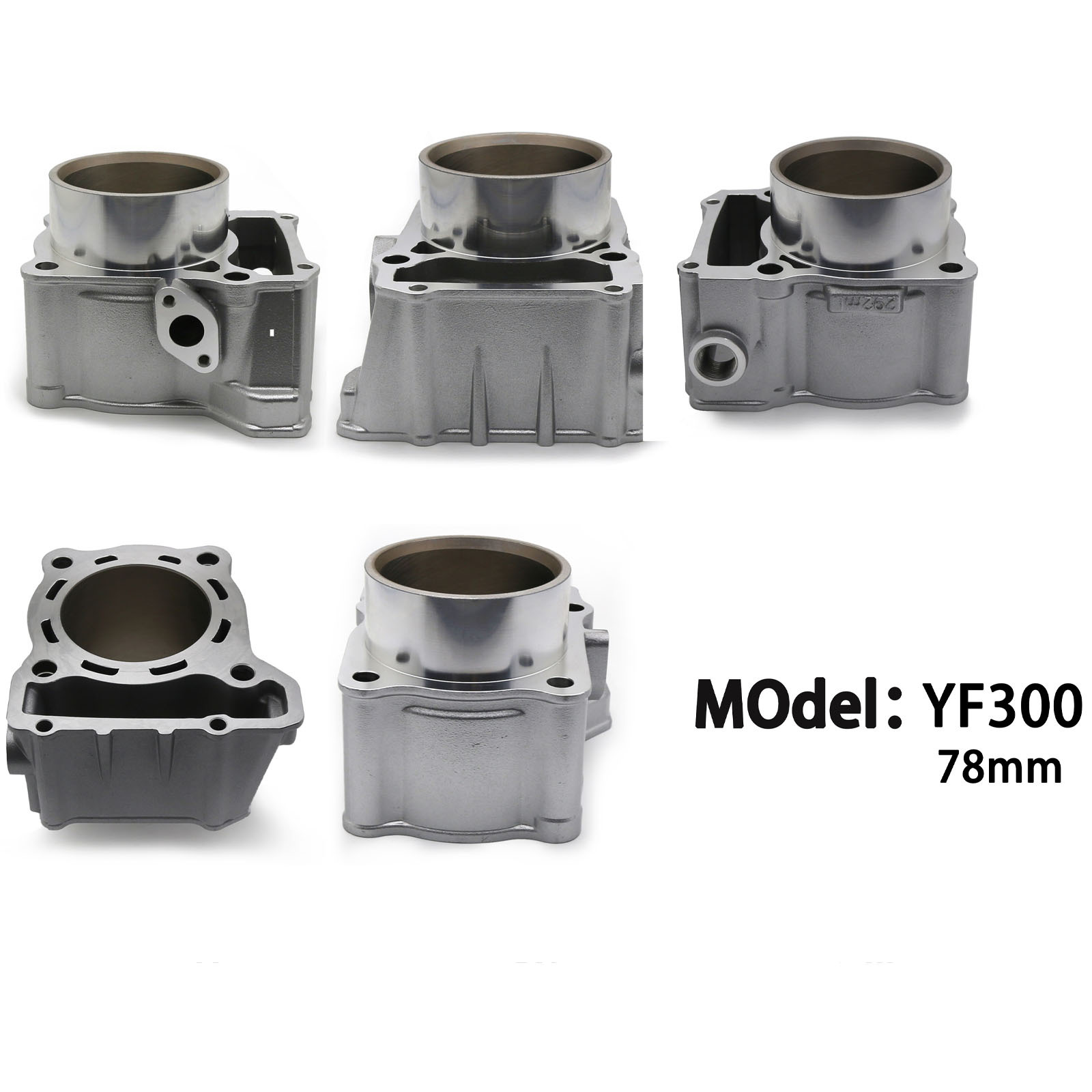 Cross-Border Applicable to Yf300 Klx300 Klx250 Cylinder Assembly with a Bore Diameter of 78mm, Aluminum Cylinder, Automotive and Motorcycle Parts