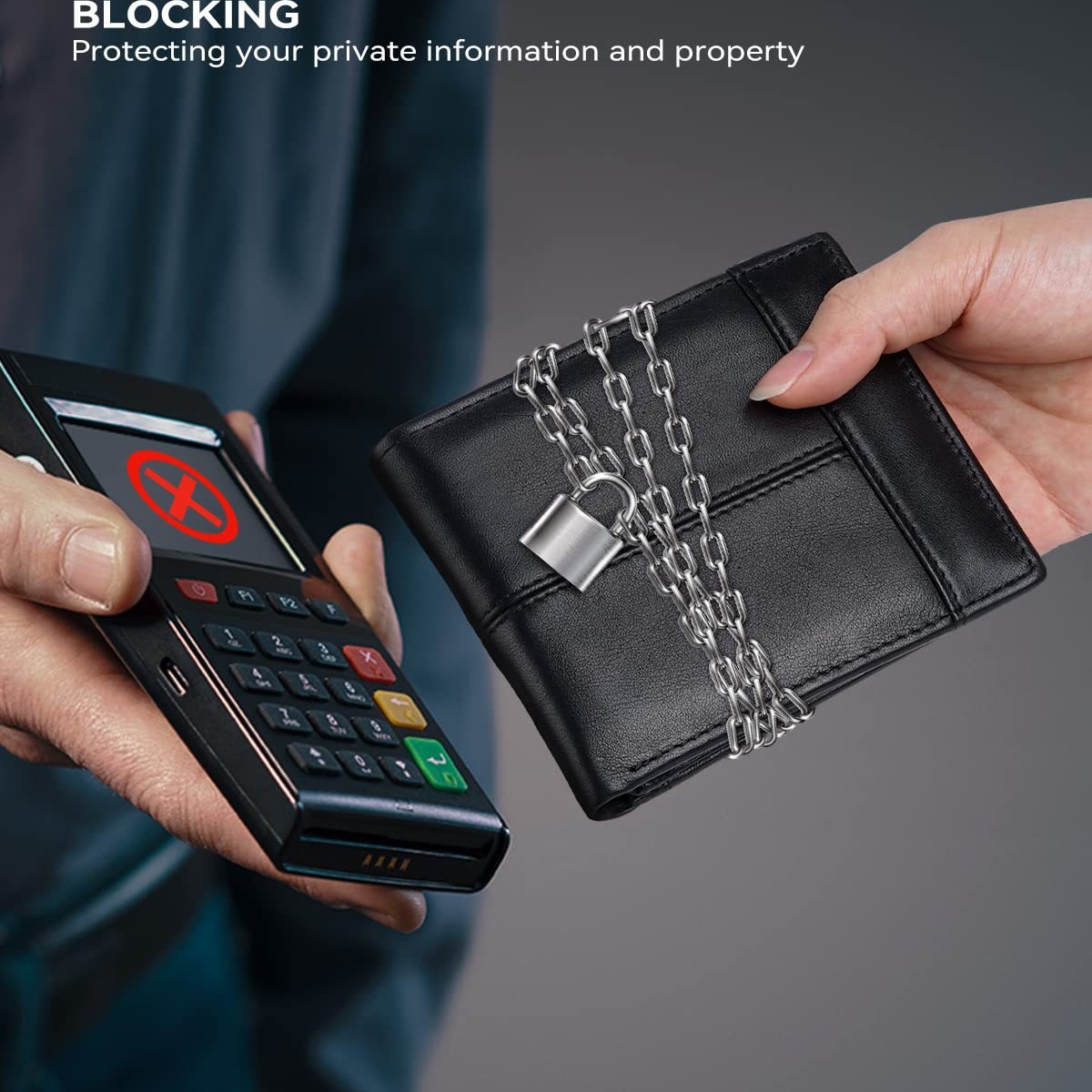 Comercio exterior popular Cartera de gran capacidad primera capa billetera corta RFID al por mayor billetera de fibra de carbono billetera de piel de vaca para hombres