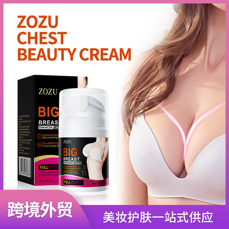Cross-Border In-Stock Beauty Cream Zozu Breast Care Firming Massage Beauty Cream for Women Direct Sale from Foreign Trade Factory