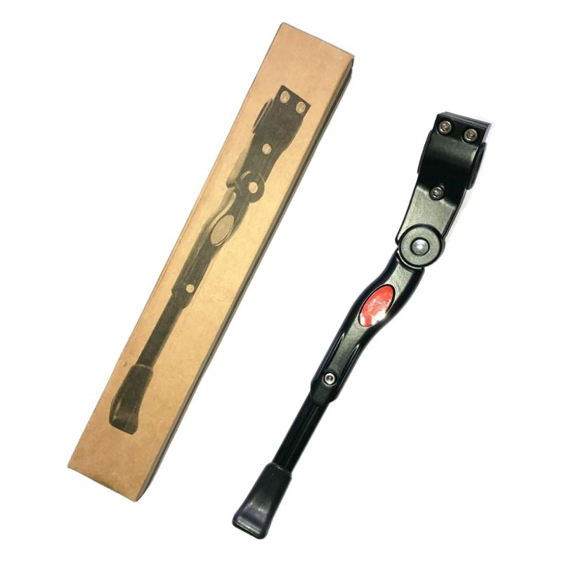 Оптовая продажа легких подножек для горных велосипедов из алюминиевого сплава, одинарная боковая подставка, одноколенное крепление для велосипеда, от производителя