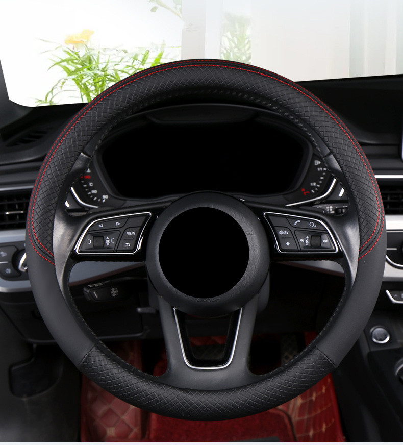 Large and Small Trucks, Light Trucks, Heavy Trucks, Buses, Four-Season Universal Steering Wheel Cover 40-42-45-47-50cm