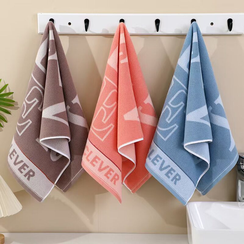 Pure Cotton Towel Yarn-Dyed Thickened Household Face Wash Soft Absorbent Wedding Gift Face Towel Wholesale Men's and Women's Towels Pure Cotton Towel Yarn-Dyed Thickened Household Face Wash Soft Absorbent Wedding Gift Face Towel Wholesale Men's and Women's Towels