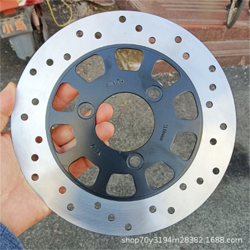 Diamond Disc Electric Vehicle Disc Brake Disc, Thickened Front Wheel Brake Disc 220*58*70, Brake Disc for Electric Motorcycle Wheel