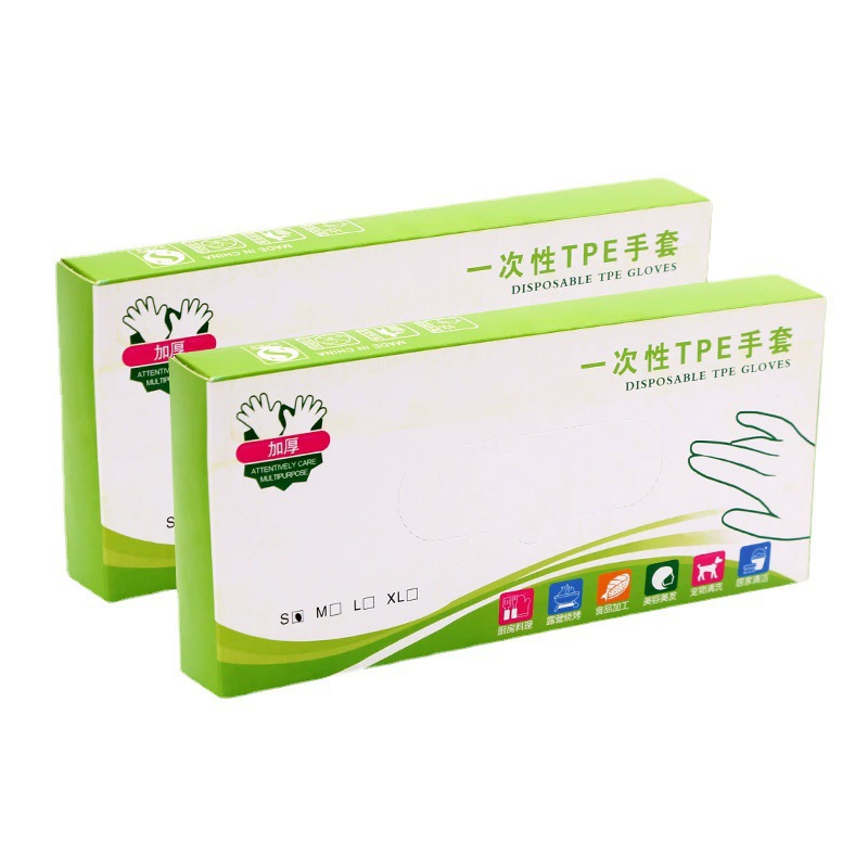 Disposable transparent gloves