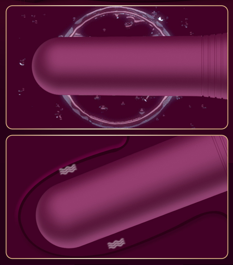 Harley Dual-Head Heating Vibrator with LCD Display, 10 Vibration Modes, USB Rechargeable — detail image 16