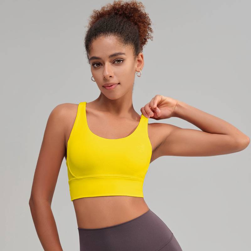 Ropa de yoga, espalda cruzada, ropa interior deportiva, a prueba de golpes, anti-caída, sujetador de yoga, chaleco de fitness, alta resistencia