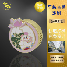 定制汽车空调出风口香水夹 企业文创礼品香水车载装饰品香薰摆件