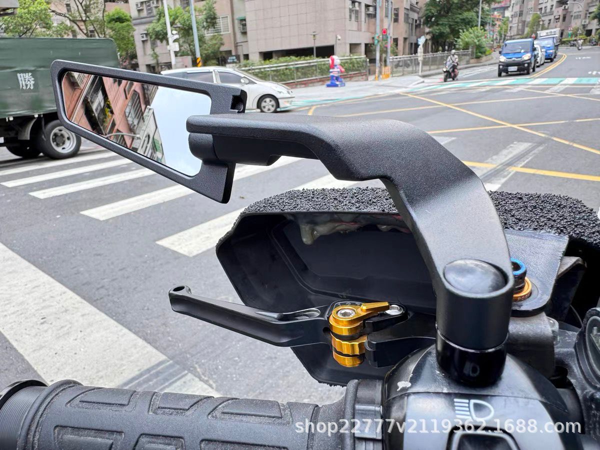 Motorcycle modified rearview mirror adjustable rearview mirror invisible wing general Kawasaki/Yamaha/Suzuki blade mirror