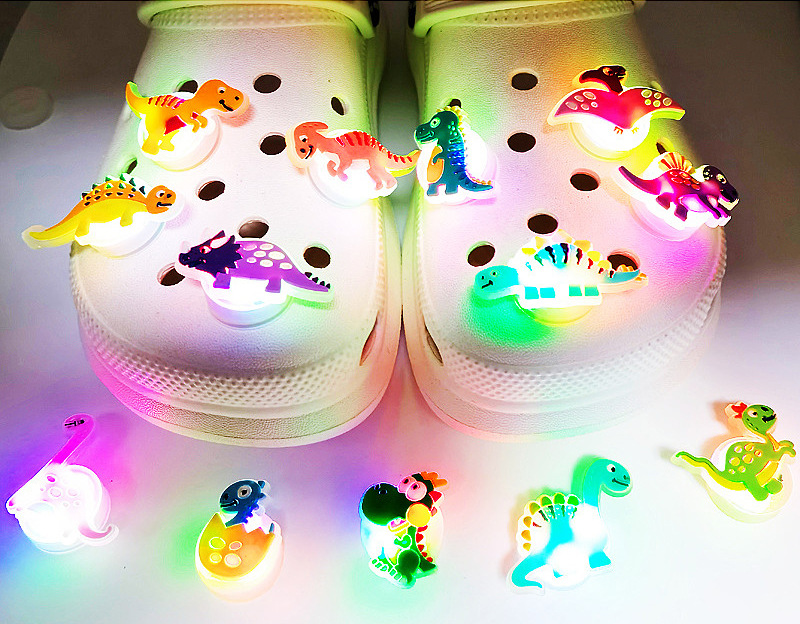 15g Weight Shoe Buckle Shoe Accessories Type 10 PCS/Package Quantity Animal Cartoon Shoe Accessories PVC All Seasons Shoe Buckle
