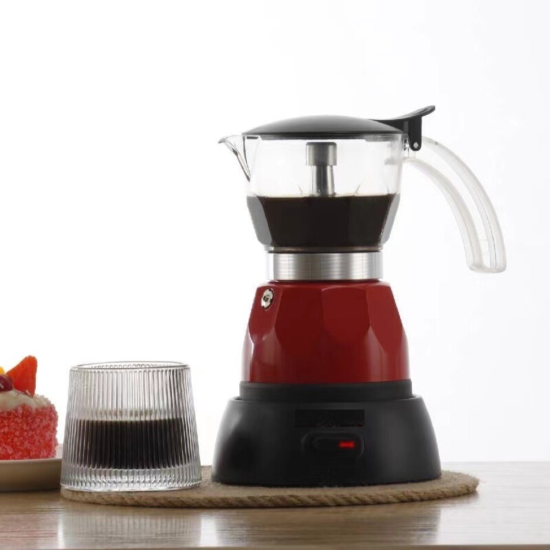 2024 New Electric Aluminum Moka Pot Italian Coffee Pot Plug-In Coffee European Plug-In 3 Cups 150ml 2024 New Electric Aluminum Moka Pot Italian Coffee Pot Plug-In Coffee European Plug-In 3 Cups 150ml