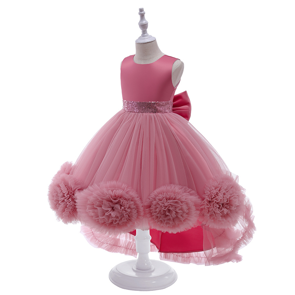 (Wholesale), small princess costume, wedding dress, evening dress, tulle