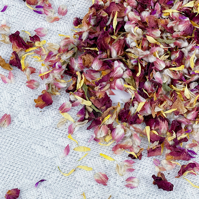 Amazon Rosa confeti pétalos transfronterizos productos calientes confeti natural partido degradable boda pétalos secos