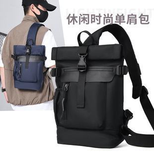 Japanese-Style Trendy Brand Chest Bag New Men's Large-Capacity Sports Backpack Versatile Shoulder Bag Stylish Internet Celebrity Crossbody Bag