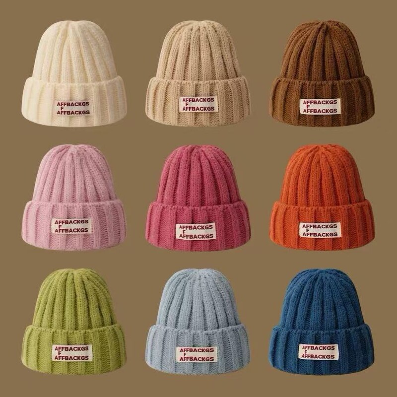 Trendy 2025 Women's Chunky Knit Wool Hat for Autumn and Winter, Versatile, Large Head Circumference, Loose, Warm, Face-Slimming Beanie Trendy 2025 Women's Chunky Knit Wool Hat for Autumn and Winter, Versatile, Large Head Circumference, Loose, Warm, Face-Slimming Beanie