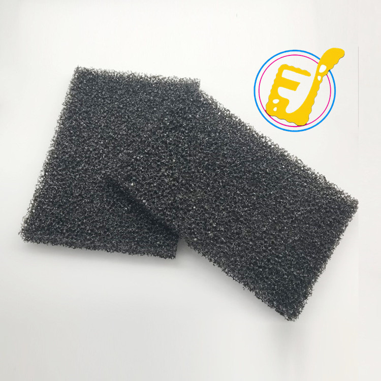 制氧机空气过滤棉 聚氨酯防尘过滤海绵 污水处理黑色阻燃过滤棉