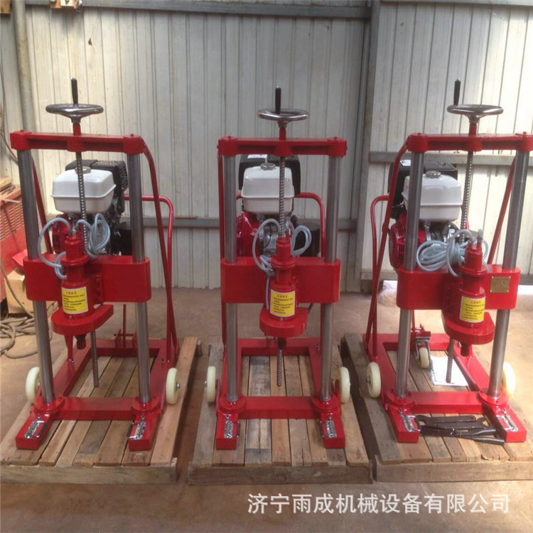 混凝土钻孔取芯机 公路护栏钻芯取样机 10马力柴油钻芯机