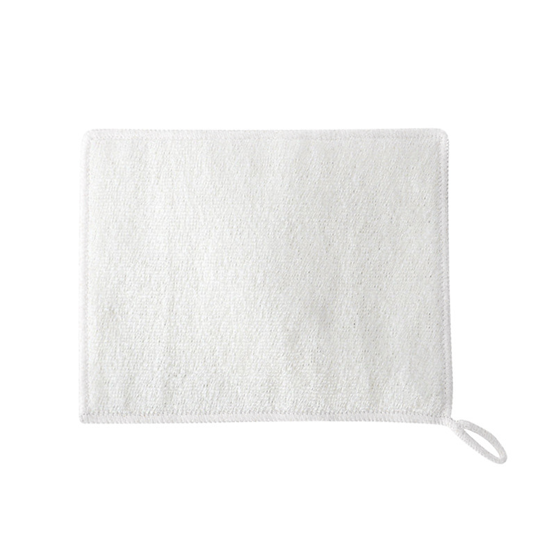 대나무 섬유 걸레 18*23cm 5팩 화이트