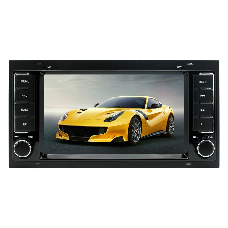 Aplicable al nuevo jugador androide del coche de Volkswagen Touareg de 7 pulgadas Bluetooth que invierte la navegación GPS de la imagen