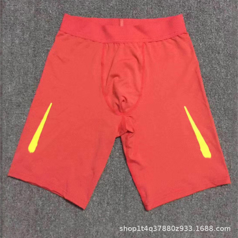 Running God Non-wearing Crotch Professional Marathon Men's Running Sports Racing Breathable Quick-drying Tight Compression Shorts Training