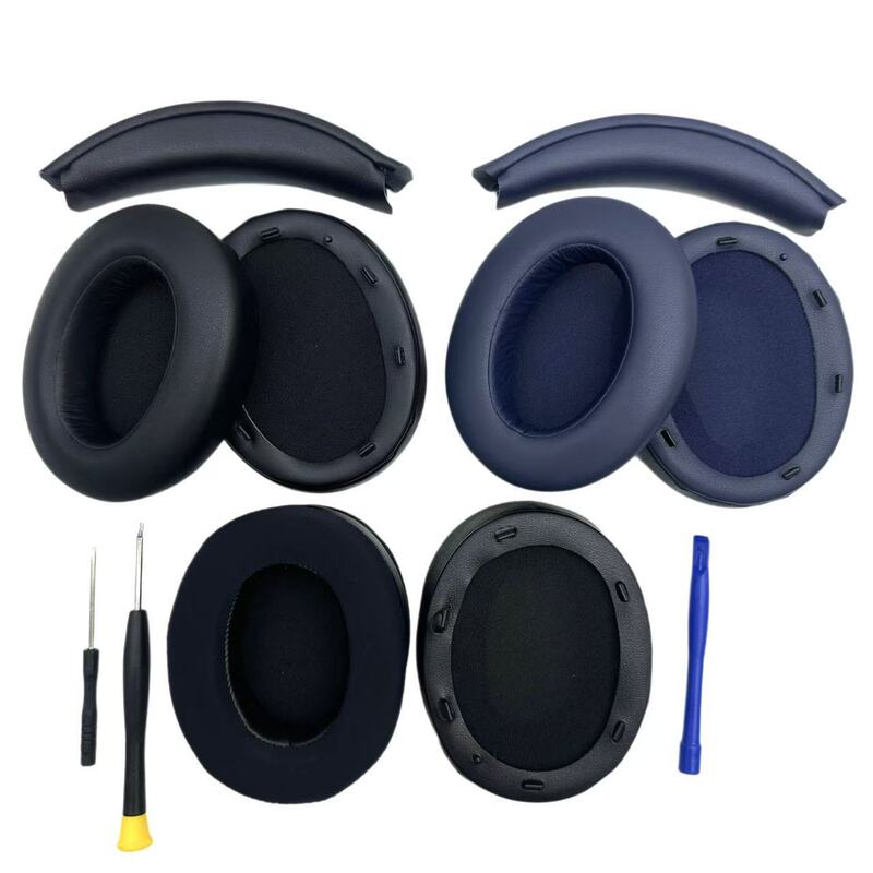 A pair of ear pads, ear cushions, headband covers suitable for Sony WH-XB910N headphones A pair of ear pads, ear cushions, headband covers suitable for Sony WH-XB910N headphones