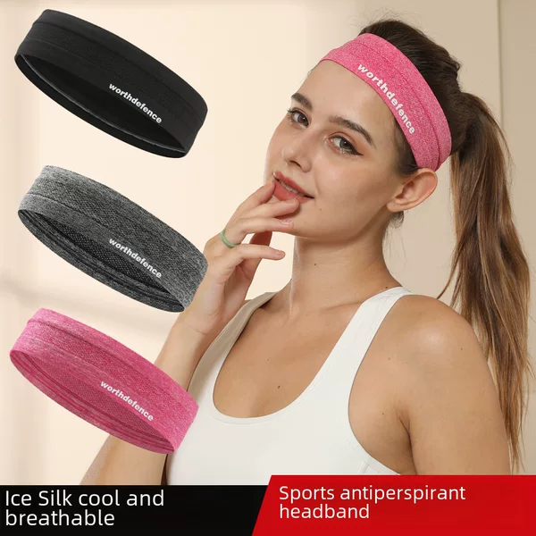 Sports Hair Band Anti-sweat Absorbing Sweat Guide Yoga Fitness Headband Men's and Women's Running Basketball Headband Headband Headband