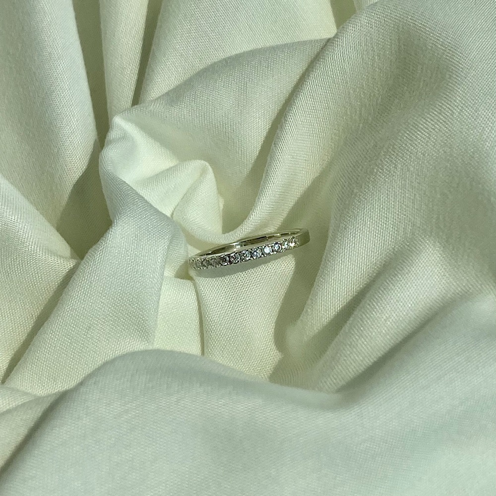 1 Piece Quantity 925 Sterling Silver Zircon Geometric Rings