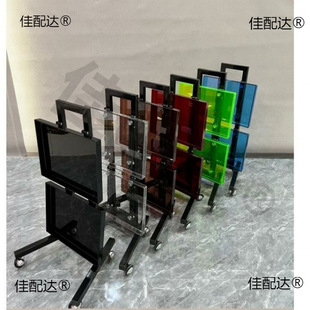 Stainless steel barber and perm car tool car tool beauty salon cart hair cutting trolley folding barber shop