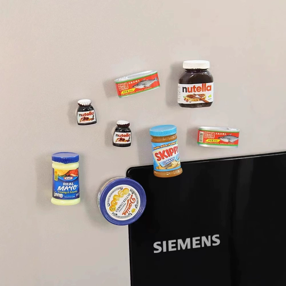 Милая кухонная бутылка для приправ, магнит на холодильник, доска с отверстиями, мультяшная декоративная наклейка, доска для фото-сообщений Polaroid