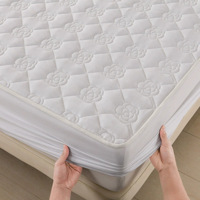 Quilted Waterproof Mattress Protector Sheet, Double/200–220 cm, Pillowcase Option, Soft