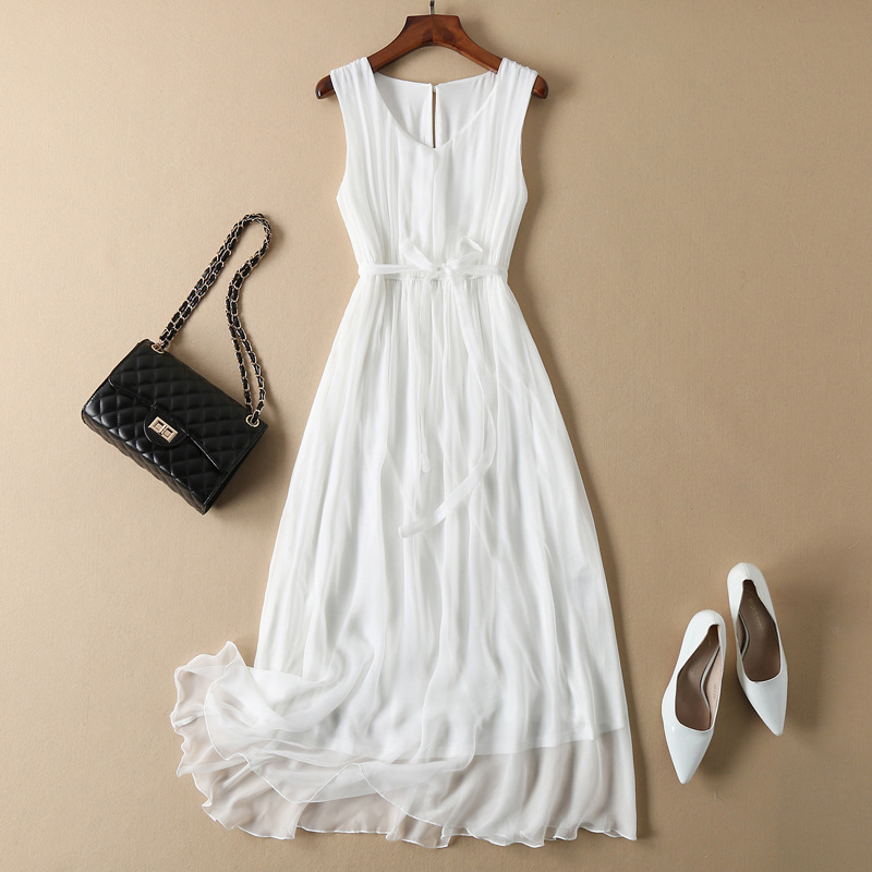 Bohemian Mulberry Silk Dress