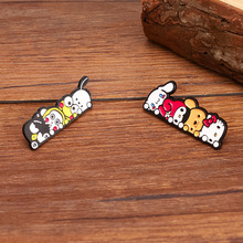 跨境日系卡通可爱三丽鸥HelloKitty胸针个性创意滴油包包服装饰品