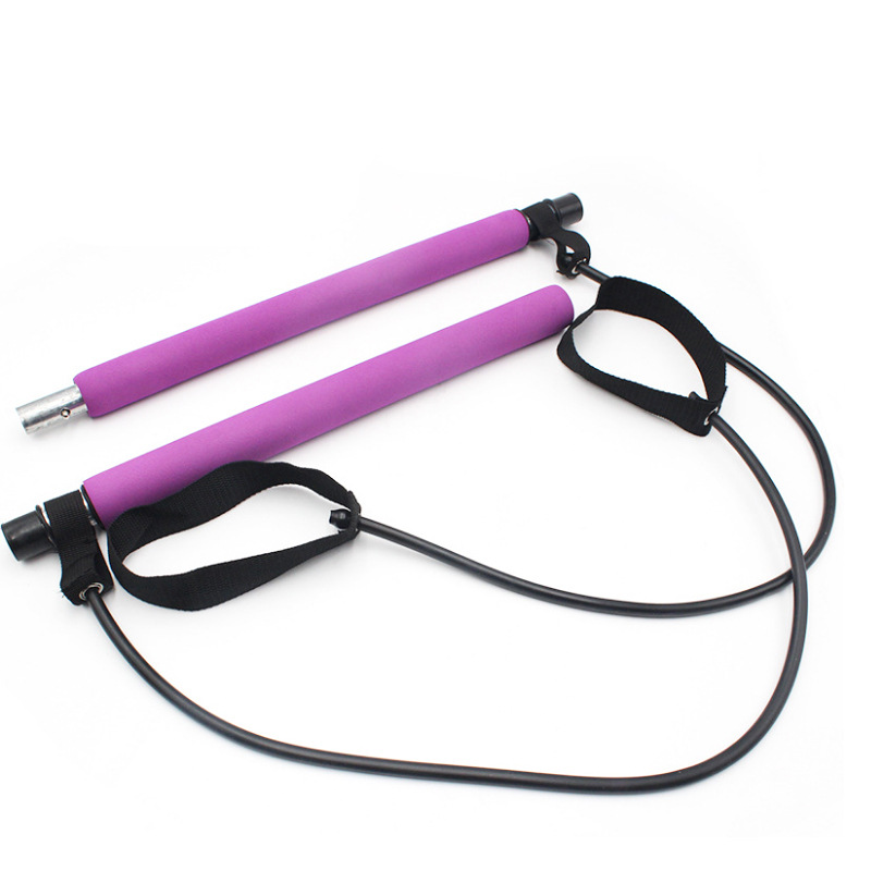 Pilates stick fitness resistencia palo yoga stick casa yoga vientre contracción pierna belleza fitness bar yoga pull stick