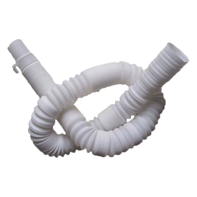 Телескопическая труба для стиральной машины из полипропилена, универсальная гофрированная труба с регулируемым диаметром, пластиковая складная удлинительная труба, оптовая продажа, телескопическая складная труба
