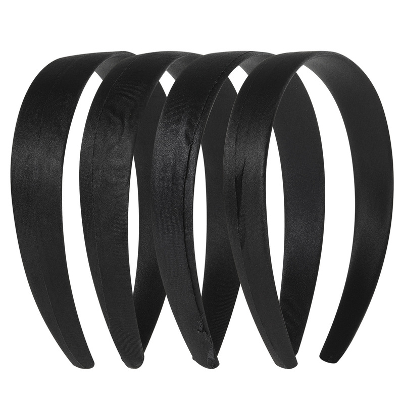 2.5cm 3CM wide reverse cloth black headband simple headband accessories DIY accessories material wholesale