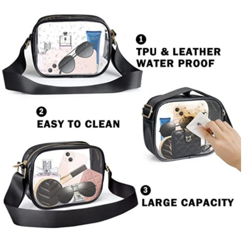 Amazon transparente spot 50 silla pvc mochila mochila de viaje al aire libre mochila impermeable bolsa de cambio al por mayor