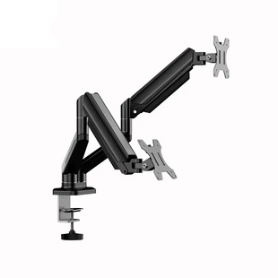 Explosions double-screen air pressure arm display bracket 13-32 double-arm computer bracket lifting base load 10kg