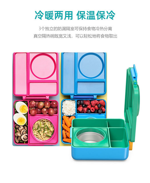 Omiebox Portable Lunch Box Children Stainless Steel Insulated Lunch Box  Compartment Design Carrying Lunch Box Carrying Handle - Smart Remote  Control - AliExpress