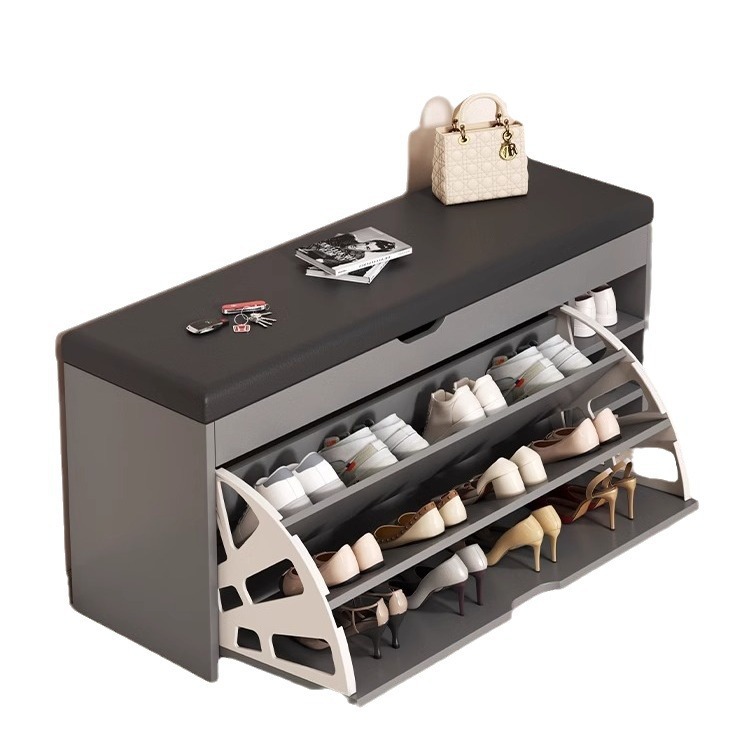 Personalizado al por mayor taburete de asiento de gabinete de zapatos en el portal se puede sentar en la puerta para usar taburetes de zapatos taburetes de cambio de zapatos