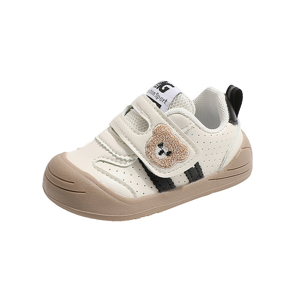2026 Spring and Autumn Bear Embroidered Baby Shoes Baby Shoes Autumn…