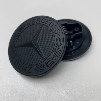 Suitable for Mercedes-Benz Hood Logo Car logo - matt-black