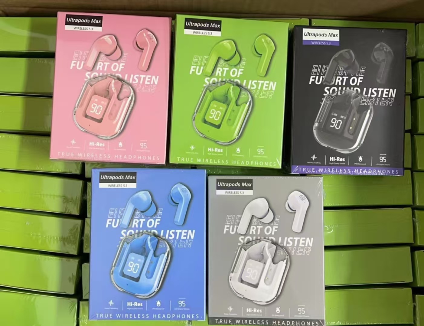 Air31 auricular bluetooth verde juego completo con embalaje