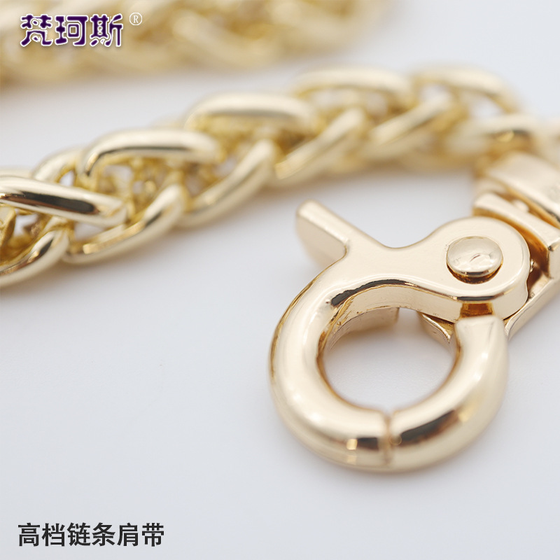 Cadena de Metal para Bolso de Metal, Resistente al desgaste, Transpirable, para Bolsos de Hombro image 3