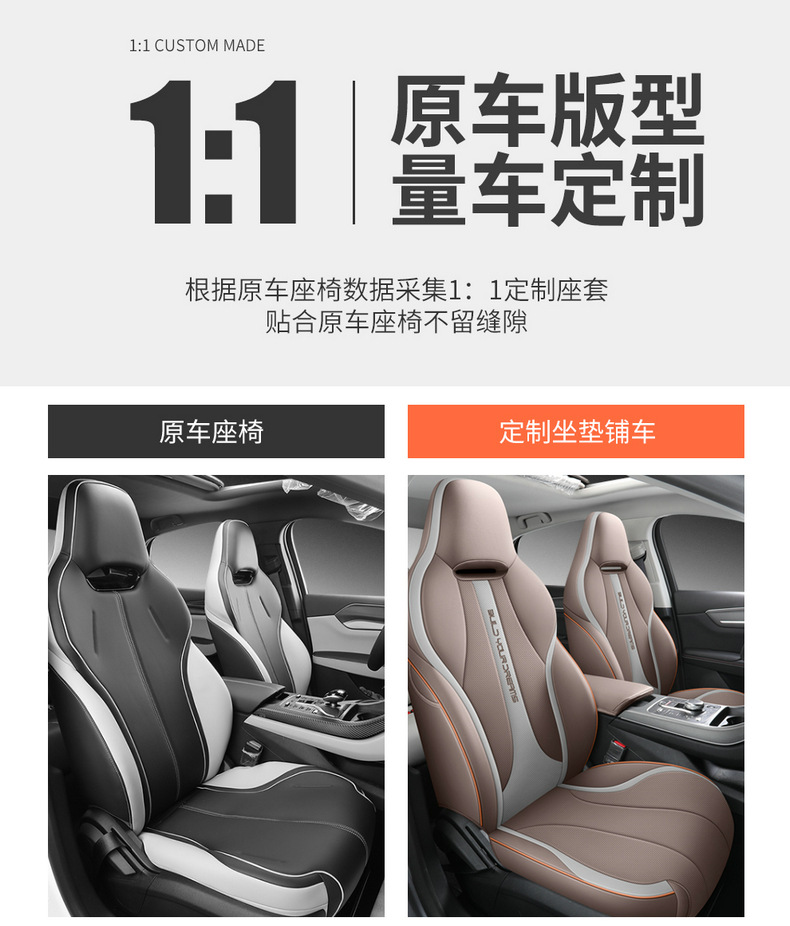 2026 BYD Linghui e5 seat covers, all-season full-cover specialized seat covers, perforated breathable leather car seat cushions