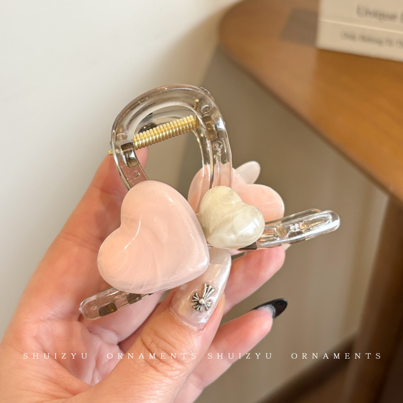 Clip de agarre, gran cantidad de cabello, horquilla esmerilada, horquilla simple, horquilla de tiburón, nuevo y exquisito tocado de alta gama, horquilla femenina