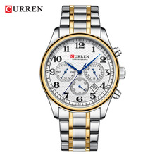 CURREN/�����8466��ʿ������ʯӢ�ֱ� �����๦�ܷ�ˮ��ʿ���